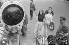 1959, Warszawa, Polska.
Plan zdjęciowy filmu 