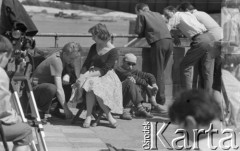 1959, Warszawa, Polska.
Plan zdjęciowy filmu 