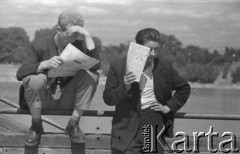 1959, Warszawa, Polska.
Plan zdjęciowy filmu 