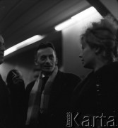1960, Polska.
Reżyser Stanisław Różewicz oraz aktorka Krystyna Cierniak.
Fot. Irena Jarosińska, zbiory Ośrodka KARTA