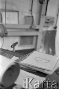 Ok. 1961, Warszawa, Polska.
Telewizja Polska.
Fot. Irena Jarosińska, zbiory Ośrodka KARTA