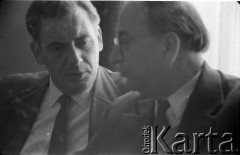 Lata 50. lub 60., Polska.
Spotkanie.
Fot. Irena Jarosińska, zbiory Ośrodka KARTA