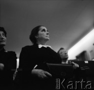 Lata 50. lub 60., Polska.
Publiczność.
Fot. Irena Jarosińska, zbiory Ośrodka KARTA