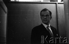 Lata 50. lub 60., Polska.
Mężczyzna.
Fot. Irena Jarosińska, zbiory Ośrodka KARTA