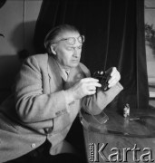 lata 50-te, Warszawa, Polska.
Fotografik Stanisław Zieliński
Fot. Irena Jarosińska, zbiory Ośrodka KARTA