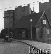 lata 50-te, Warszawa, Polska
Drewniana zabudowa miasta
Fot. Irena Jarosińska, zbiory Ośrodka KARTA