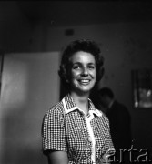 Lata 50. lub 60., Warszawa, Polska.
Ośrodek Francuski Uniwersytetu Warszawskiego.
Fot. Irena Jarosińska, zbiory Ośrodka KARTA 
