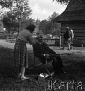 1960, Polska.
Plan zdjęciowy do filmu 