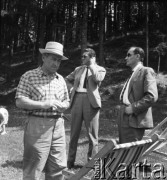 1960, Zakopane, Polska.
Plan zdjęciowy do filmu 