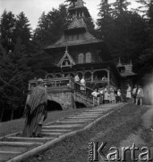 1960, Zakopane, Polska.
Plan zdjęciowy do filmu 