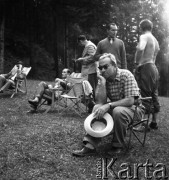1960, Polska.
Plan zdjęciowy do filmu 