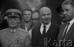 1960, Polska.
Plan zdjęciowy do filmu 