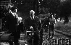 1960, Polska.
Plan zdjęciowy do filmu 