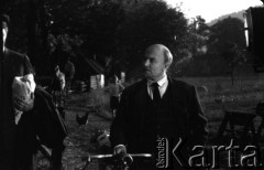 1960, Polska.
Plan zdjęciowy do filmu 