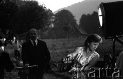 1960, Polska.
Plan zdjęciowy do filmu 