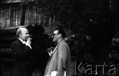 1960, Polska.
Plan zdjęciowy do filmu 