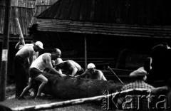 1960, Polska.
Plan zdjęciowy do filmu 