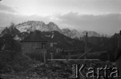Lata 50. lub 60., Zakopane, Polska.
Tatry.
Fot. Stanisław Pieniążek, zbiory Ośrodka KARTA