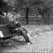 Lata 60. lub 70., Polska.
Teresa Milcz.
Fot. Irena Jarosińska, zbiory Ośrodka KARTA