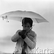 Lata 60. lub 70., Sopot, Polska.
Teresa Remiszewska-Damsz - żeglarka, jachtowy kapitan żeglugi wielkiej, w latach 80-tych działaczka 