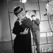 Lata 60., Polska.
Aktorka Alina Janowska.
Fot. Irena Jarosińska, zbiory Ośrodka KARTA