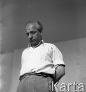 Lata 50. lub 60., Polska.
Próba spektaklu teatralnego.
Fot. Irena Jarosińska, zbiory Ośrodka KARTA