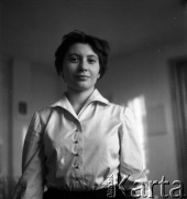 Lata 50. lub 60., Polska.
Próba spektaklu teatralnego.
Fot. Irena Jarosińska, zbiory Ośrodka KARTA
