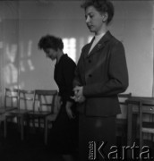 Lata 50. lub 60., Polska.
Próba spektaklu teatralnego.
Fot. Irena Jarosińska, zbiory Ośrodka KARTA