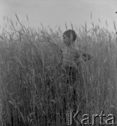 Lata 50., Urle, Polska.
Marek Jarosiński - syn fotografki Ireny Jarosińskiej.
Fot. Irena Jarosińska, zbiory Ośrodka KARTA