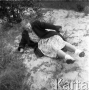 Lata 50., Urle, Polska.
Zofia Małek - matka fotografki Ireny Jarosińskiej.
Fot. Irena Jarosińska, zbiory Ośrodka KARTA