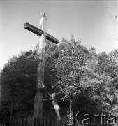 Lata 50. lub 60., Kazimierz Dolny, Polska.
Marek Jarosiński - syn fotografki Ireny Jarosińskiej.
Fot. Irena Jarosińska, zbiory Ośrodka KARTA