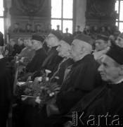 1966, Wrocław, Polska.
Obchody XX-lecia utworzenia Uniwersytetu Wrocławskiego w Auli Leopoldina.
Fot. Irena Jarosińska, zbiory Ośrodka KARTA