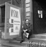 Lata 60. lub 70., Warszawa, Polska.
Pan Blanchon - prezes 