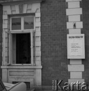 Lata 70., Warszawa, Polska.
Wiesław Borowski w Galerii Foksal (ulica Foksal 4).
Fot. Irena Jarosińska, zbiory Ośrodka KARTA