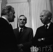 1976, Warszawa, Polska.
Łazienki Królewskie - Międzynarodowe Forum UNESCO w 30-lecie zwycięstwa nad faszyzmem.
Fot. Irena Jarosińska, zbiory Ośrodka KARTA