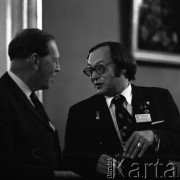 1976, Warszawa, Polska.
Łazienki Królewskie - Międzynarodowe Forum UNESCO w 30-lecie zwycięstwa nad faszyzmem.
Fot. Irena Jarosińska, zbiory Ośrodka KARTA  1976,