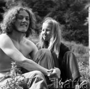 Lata 60 lub 70, Czorsztyn, Polska.
Międzynarodowy Zjazd Młodzieży.
Fot. Irena Jarosińska, zbiory Ośrodka KARTA