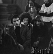 Lata 60. lub 70., Warszawa, Polska.
Zespół teatralny z Holandii.
Fot. Irena Jarosińska, zbiory Ośrodka KARTA