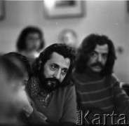 Lata 60. lub 70., Warszawa, Polska.
Zespół teatralny z Holandii.
Fot. Irena Jarosińska, zbiory Ośrodka KARTA