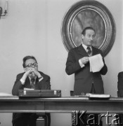 1976, Warszawa, Polska
Posiedzenie Polskiego Towarzystwa Historycznego
Fot. Irena Jarosińska, zbiory Ośrodka KARTA