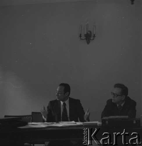 1976, Warszawa, Polska
Posiedzenie Polskiego Towarzystwa Historycznego
Fot. Irena Jarosińska, zbiory Ośrodka KARTA