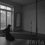 maj 1978, Warszawa, Polska
Joanna Owidzka - artystka zajmująca się wzornictwem artystycznym 
Fot. Irena Jarosińska, zbiory Ośrodka KARTA