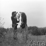 1975, Polska
Czesław Niemen z żoną Małgorzatą
Fot. Irena Jarosińska, zbiory Ośrodka KARTA