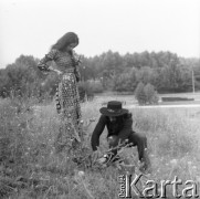 1975, Polska
Czesław Niemen z żoną Małgorzatą
Fot. Irena Jarosińska, zbiory Ośrodka KARTA