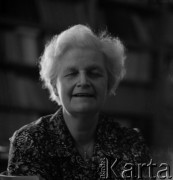 Lipiec 1978, Warszawa, Polska.
Profesor Anna Świderkówna.
Fot. Irena Jarosińska, zbiory Ośrodka KARTA