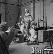 1978, Warszawa, Polska.
Rekonstruowane wnętrza Zamku Królewskiego.
Fot. Irena Jarosińska, zbiory Ośrodka KARTA
