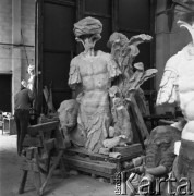 1978, Warszawa, Polska.
Rekonstruowane wnętrza Zamku Królewskiego.
Fot. Irena Jarosińska, zbiory Ośrodka KARTA