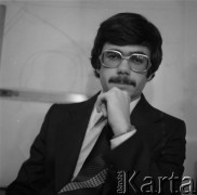 1979, Warszawa, Polska.
Syryjczyk Ammar Lostan - student Wydziału Mechaniczno-Energetycznego Lotnictwa Politechniki Warszawskiej.
Fot. Irena Jarosińska, zbiory Ośrodka KARTA