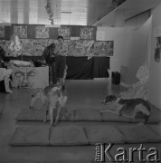 Kwiecień 1979, Warszawa, Polska.
Spektakl Magdy Ziemskiej w Centralnym Klubie Studentów Politechniki Warszawskiej 