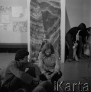 Kwiecień 1979, Warszawa, Polska.
Spektakl Magdy Ziemskiej w Centralnym Klubie Studentów Politechniki Warszawskiej 